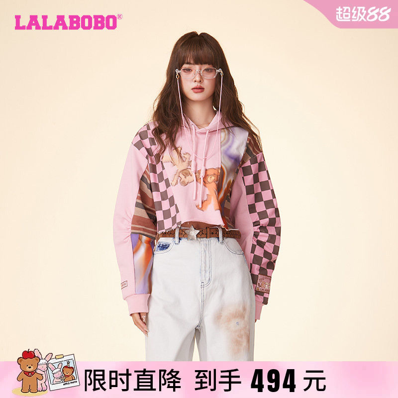 常规套头连帽卫衣可爱小熊