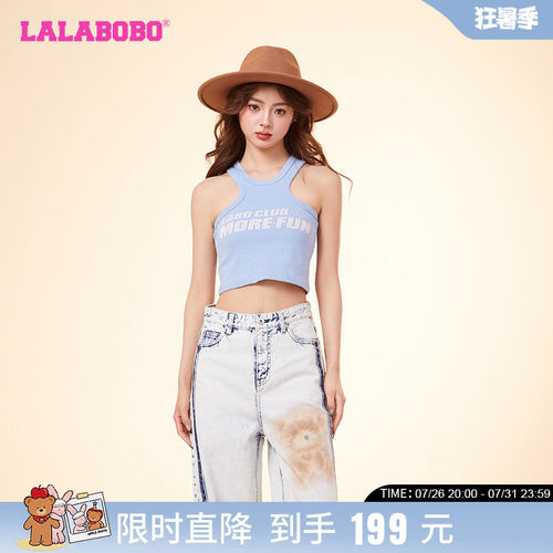 LALALALABOBO甜美辣妹风套头