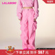 LBCD LALABOBO春季 WXZC69 抽绳工装 裤 新品 口袋阔腿梭织休闲长裤