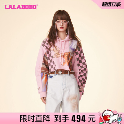 常规套头连帽卫衣可爱小熊