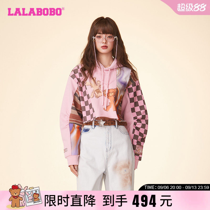 常规套头连帽卫衣可爱小熊
