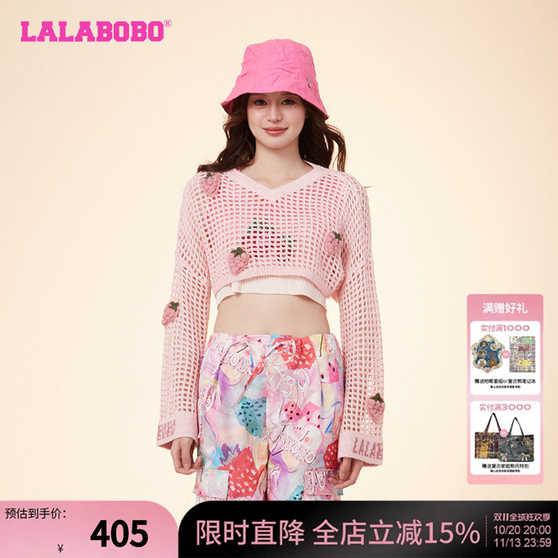 LALABOBO甜美可爱针织衫