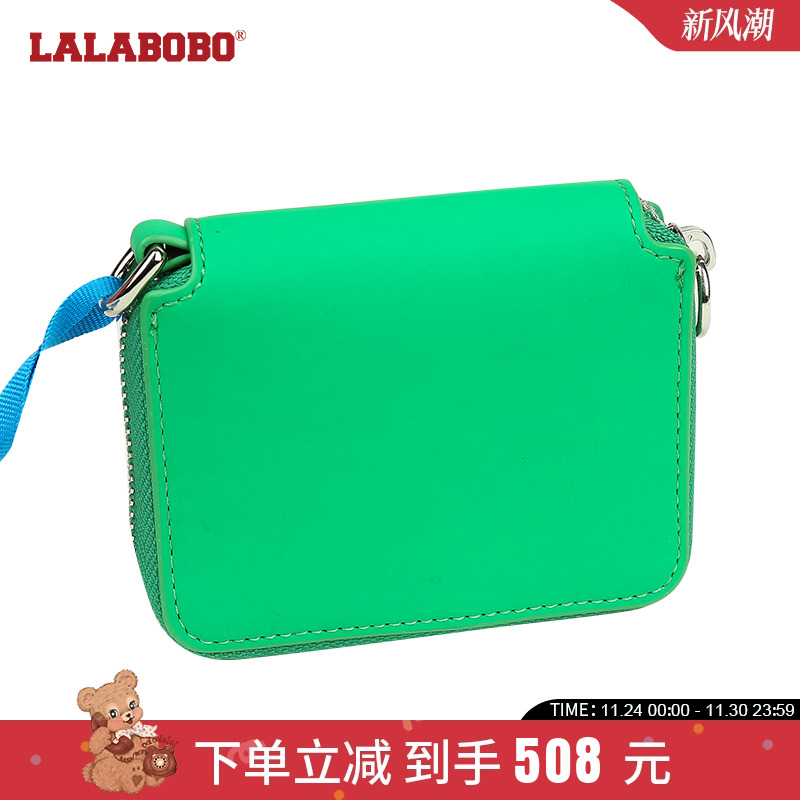 【设计师潮牌】LALABOBO冬新品字母logo背提包 L21C-WQXL14