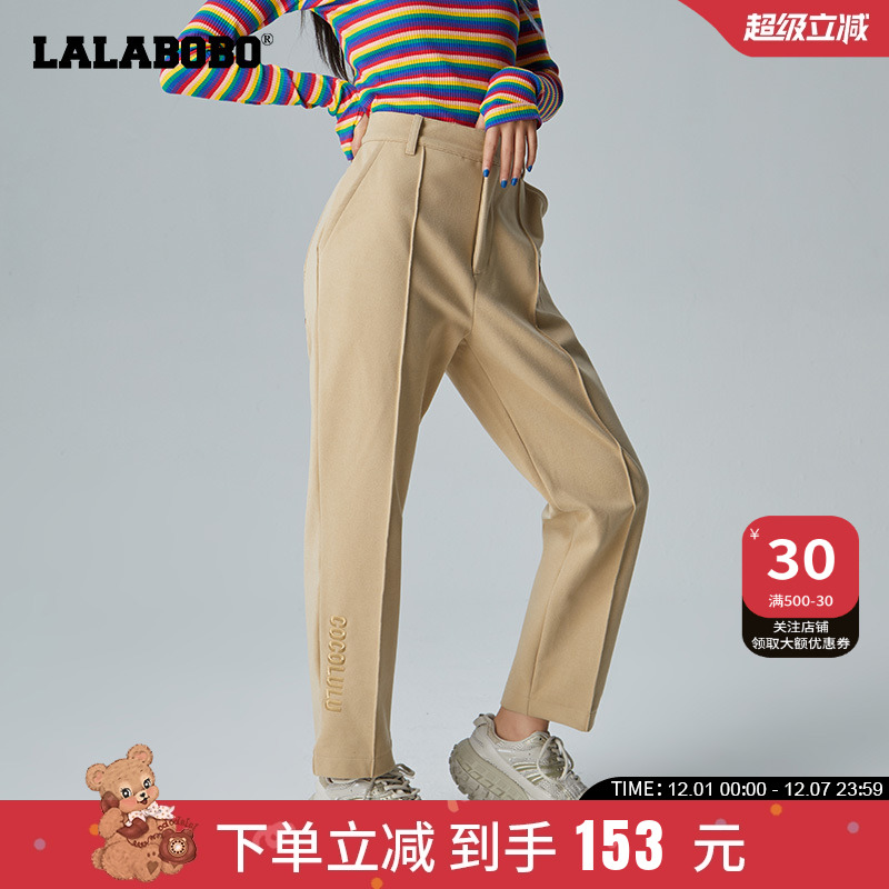 lalabobo2022秋季宽松休闲裤