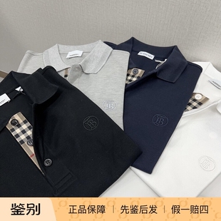 Polo衫 现货BURBERRY 博柏利男款 短袖 巴宝莉刺绣TB圆标半袖