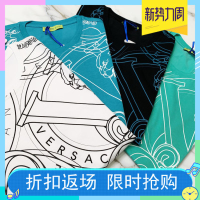 现货范思哲男款大满花短袖T恤