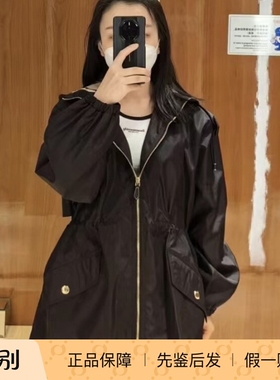 现货BURBERRY/博柏利女外套夹克巴宝莉可收腰薄款宽松版型 42901