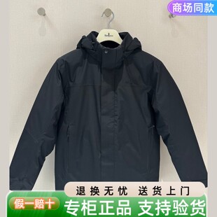 正品比音勒芬25冬男款休闲户外鹅绒保暖连帽羽绒服外套 364252908