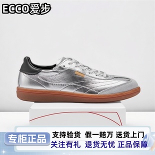 正品ECCO爱步女鞋板鞋2026款街轻便休闲低帮鞋德训鞋小白鞋235803