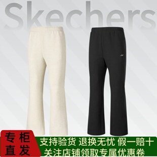 Skechers斯凯奇25新款时尚舒适修身女休闲运动针织裤长裤P425W041