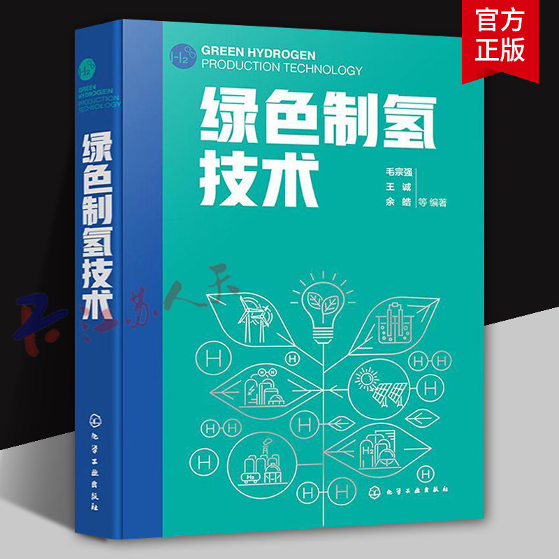 绿色制氢技术 全景式展现制氢工艺 设备与技术 电解水制氢 光解水制氢 生物质制氢 醇类制氢 氢能领域制氢技术研究技术人员参考书
