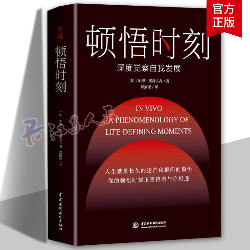 正版包邮 顿悟时刻 加博·塞普雷吉 中国水利水电出版社 心理学哲学思想 写给后浪的成长小说 自我实现励志书籍