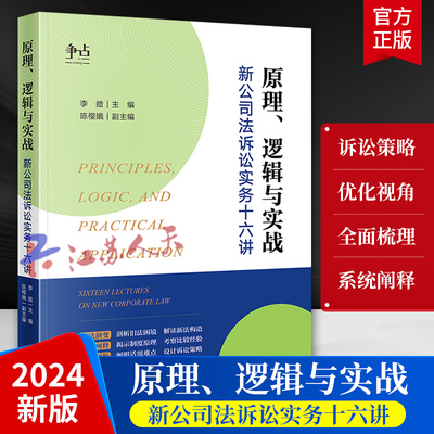 新公司法诉讼实务十六讲李皓