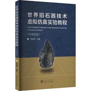 世界旧石器技术虚拟实验教程(中英双语)李英华9787307244160 武汉大学出版社 历史书籍