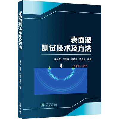表面波测试技术及方法 柴华友 李忠春 柴扬斐 安宏斌编著 武汉大学出版社9787307240773 书籍正版