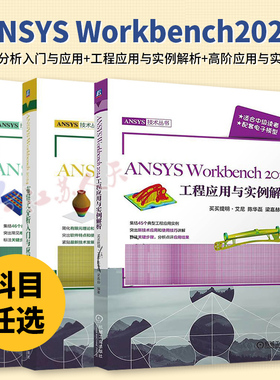ANSYS Workbench 2024高阶应用与实例解析+ANSYS Workbench 2024工程应用与实例解析+2024有限元分析入门与应用书籍正版