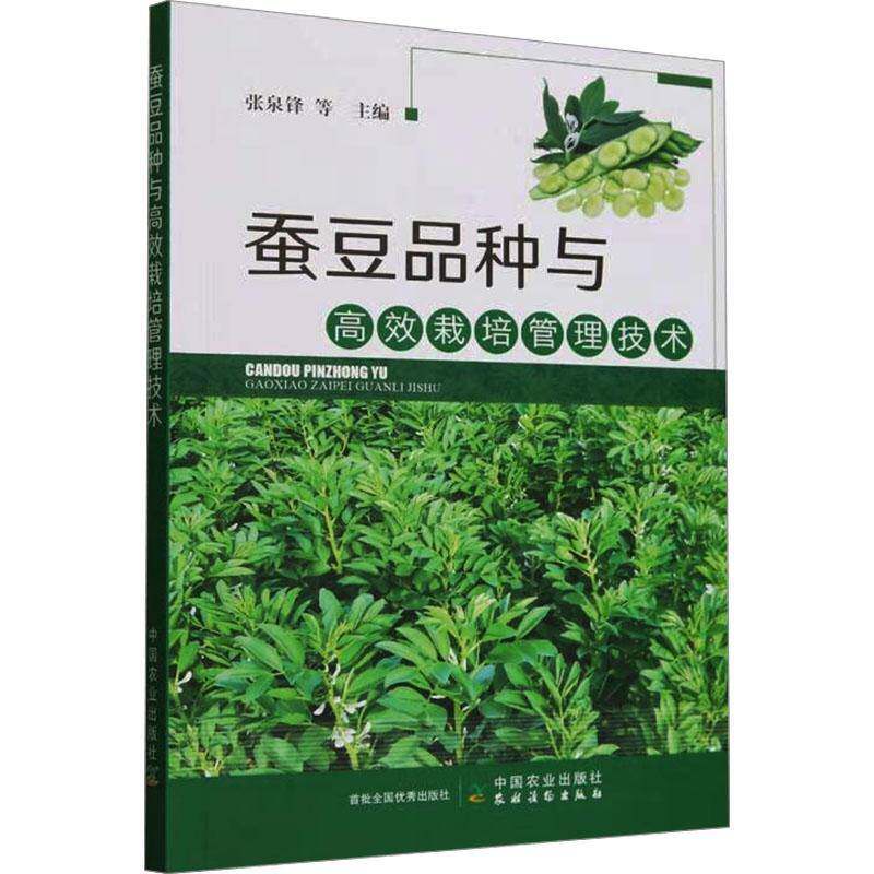 蚕豆品种与栽培管理技术张泉锋等9787109329355 中国农业出版社 农业、林业书籍