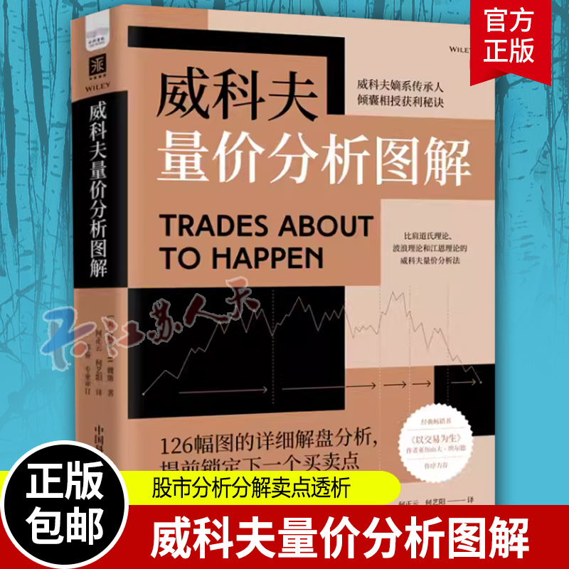 威科夫量价分析图解 金融分析书籍股市分析分解卖点透析 读懂图形语言洞悉市场走势 成为会看图能解盘的交易高手 金融投资书籍新书