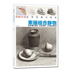 素描组合静物丁立龙 艺术书籍