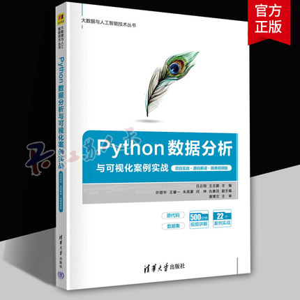 Python数据分析与可视化案例实战 项目实战 源码解读 微课版 吕云翔 大数据与人工智能技术丛书 清华大学出版社 计算机与网络书籍