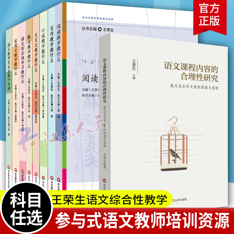 语文课程内容的合理性研究 散文为主导文类的困境与突围 王荣生 阅读教学设计 图书籍 课程框架 备课研究图书籍华东师范大学出版社