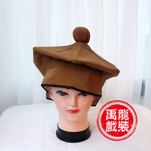 古装越剧京剧戏剧黄梅戏服装戏曲家丁家奴小二帽子书童帽子素罗帽