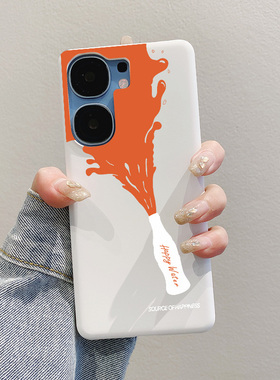 适用IQOONEO10手机壳日系文青半包硬式neo9spro+加不发黄neo8不顶膜5s潮流酷系小众风不撞男生neo6爱酷neo7se