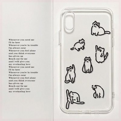卡通小猫索尼系列手机壳