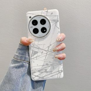 13抽象线条大孔不包摄像头10 ace2p男生12超薄OnePlus11防摔ace5适用1 一加ACE3Pro手机壳1 ACE2v半包简约硬式