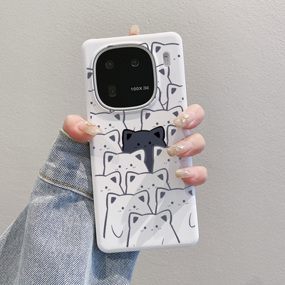 适用IQOO13手机壳iqoo12半包硬式潮流酷系z9turbo+爱酷11s散热neo10Pro小众风不撞neo8男生卡通Z10TurboPro加