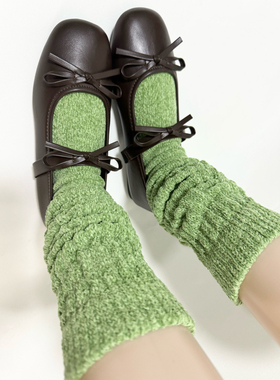 超厚实～怕冷星人 必入 出口单  小众配色 北欧过冬保暖女袜