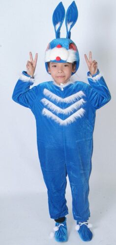 幼儿小白兔服装 粉色卡通兔子 儿童小兔子服 可爱的小白兔服