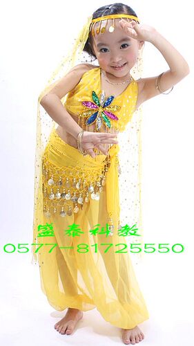 儿童新疆演出阿拉伯舞蹈服特价