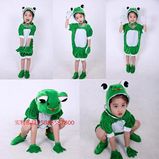 小蝌蚪找妈妈演出服装儿童动物服小鸡乌龟青蛙鱼鸭子鹅幼儿园表演