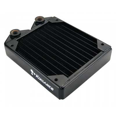 KOOLANCE  HX-CU420V 散热器，1x120mm 30-FPI铜