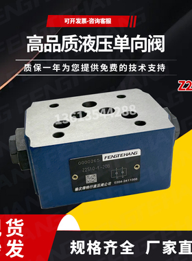 FENGTEHANG单向阀 Z2S6型/ Z2S10A-20B/Z2S16型/Z2S22型厂家直发