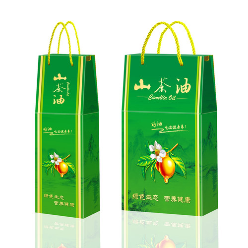 山茶油包装盒手提袋礼品盒纸箱