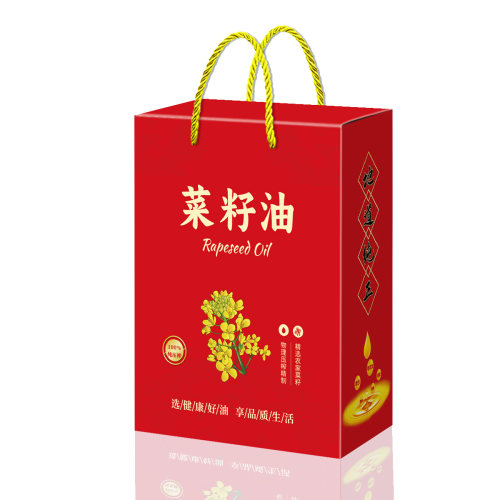 菜籽油包装盒2.5升5斤包装礼品盒