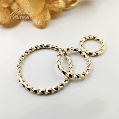 日本partsclub金属扭曲diy麻花环