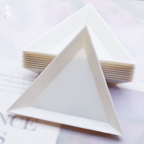 分珠三角盘diy托盘散珠小零件