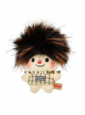 毛绒雀斑炸毛姐挂件-不退换