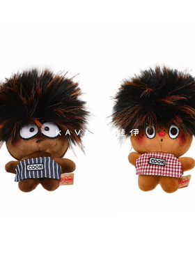 毛绒烤焦炸毛仔挂件-不退换