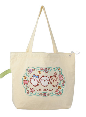 Chiikawa系列花环刺绣单肩包 45cm