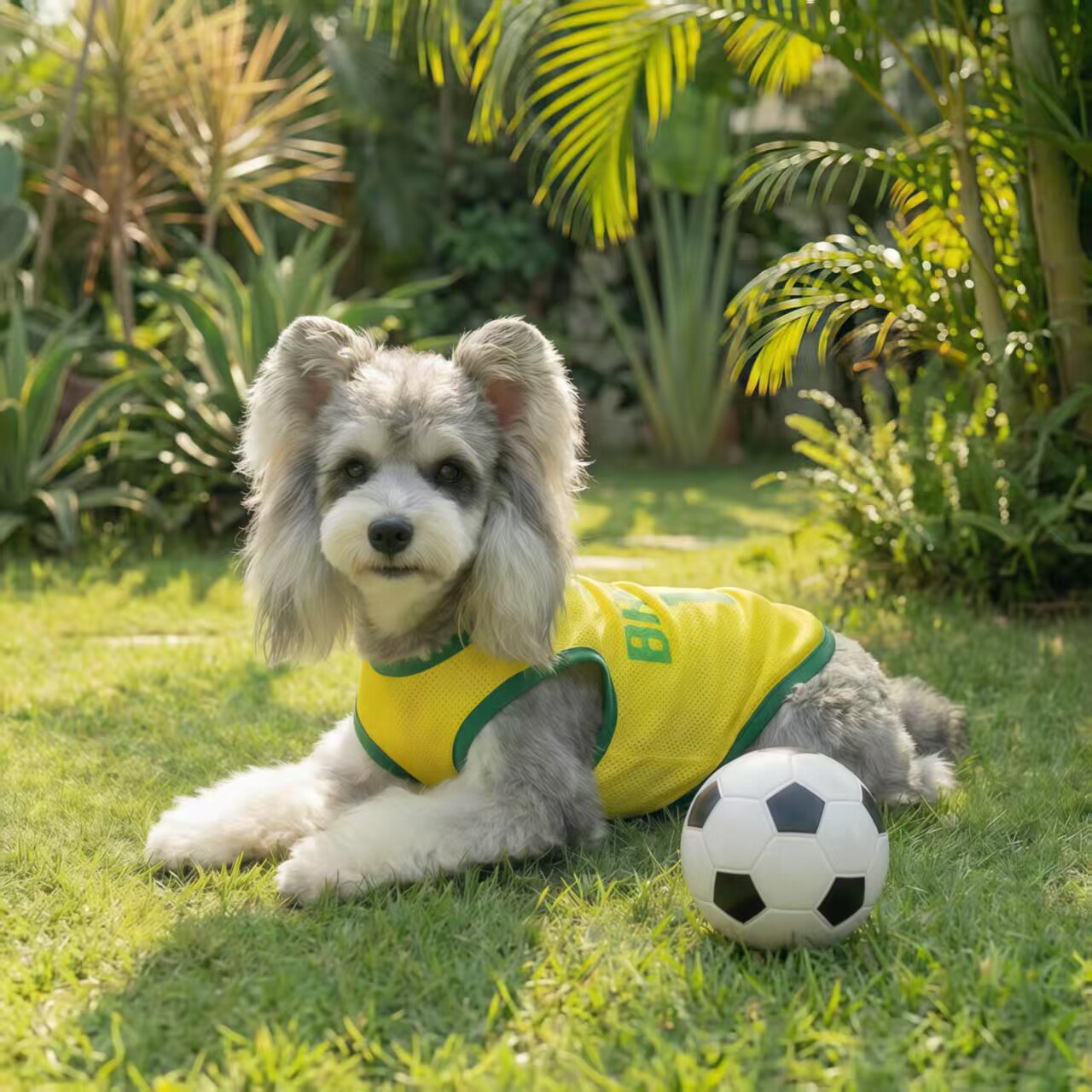 可牵引宠物夏季薄款网眼背心宠物球衣巴哥法斗狗狗衣服泰迪猫衣服