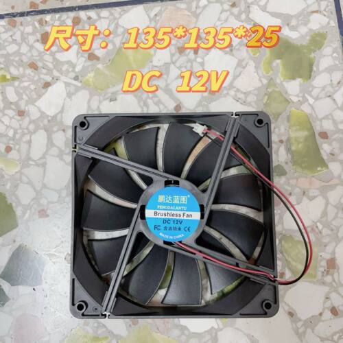 厂家全新13525 大风量13.5CM12V0.17A 135*135*25MM机箱散热风扇