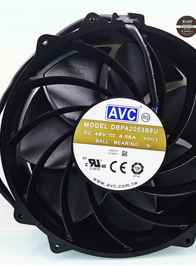 DBPA2053B8U 48V 4.56A 20CM原装AVC Y001服务器通信设备散热风扇