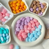 糖果色椭圆珠亚克力简单串珠手作diy手机链手链材料饰品配件