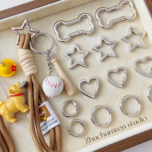 合金扣骨头五角星登山扣钥匙扣