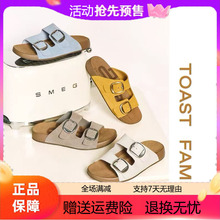 Belle百丽2025夏季新款QQ吐司鞋厚底休闲勃肯鞋可外穿女拖鞋D6B1D