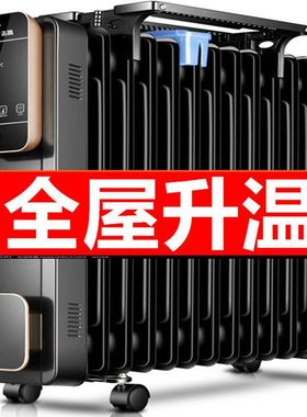 志高取暖器家用电热油汀17片暖气片电暖器油酊丁烤火炉室内加热器